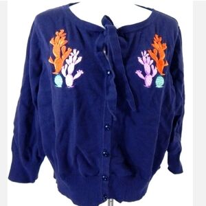 Modcloth x Collectif Cactus Embroidered Cardigan